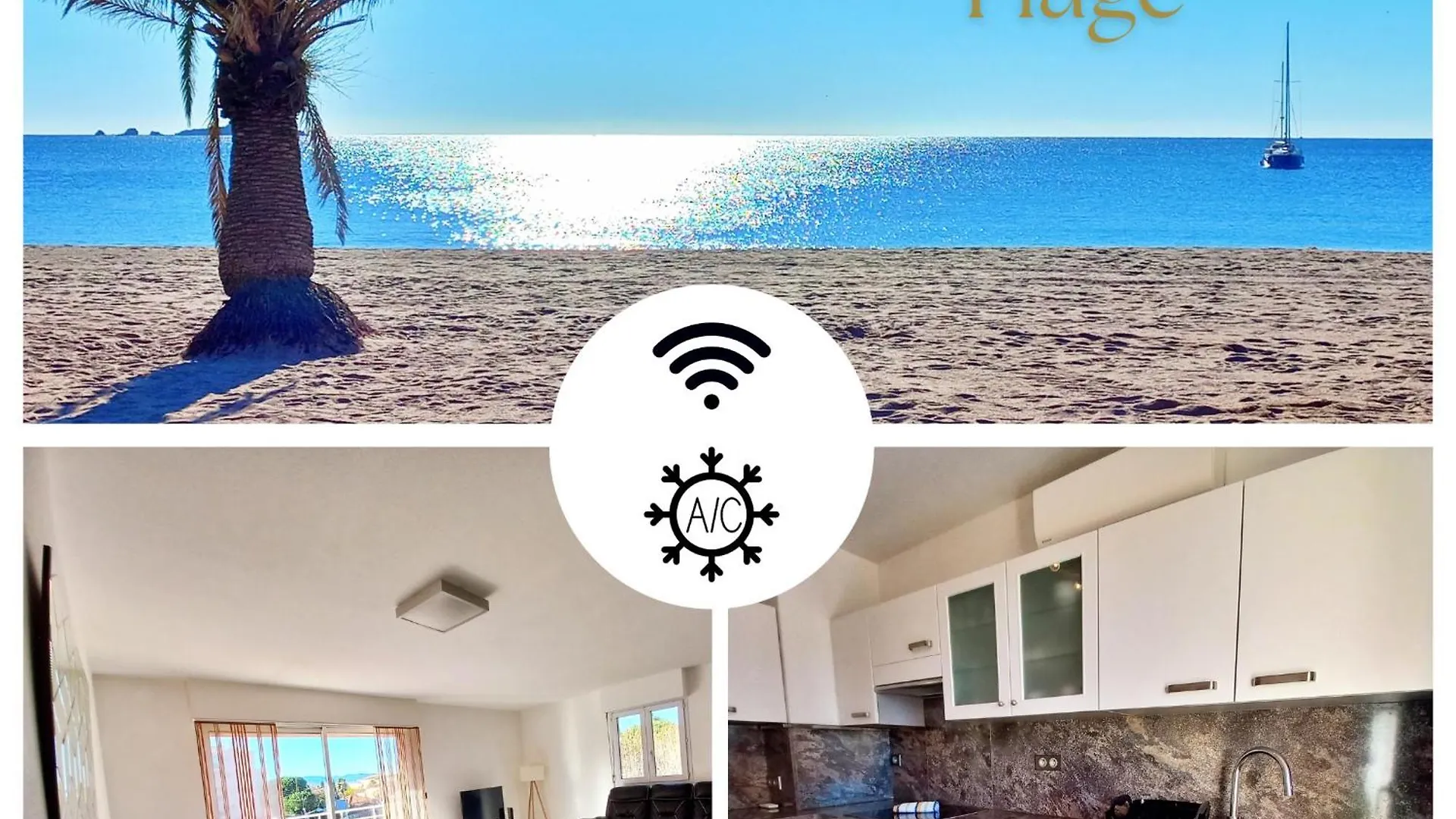 Appartement T4 92M2 Pour 6 Pers A 400M De La Plage Frejus